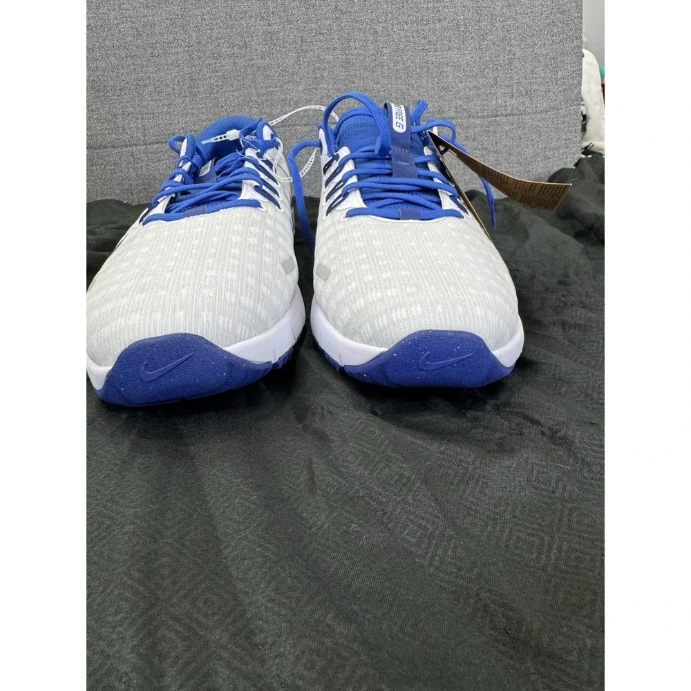 NIKE Free‎ NN Golf Shoes Womens Size 14 White Royal Blue FN0332-400 Unisex